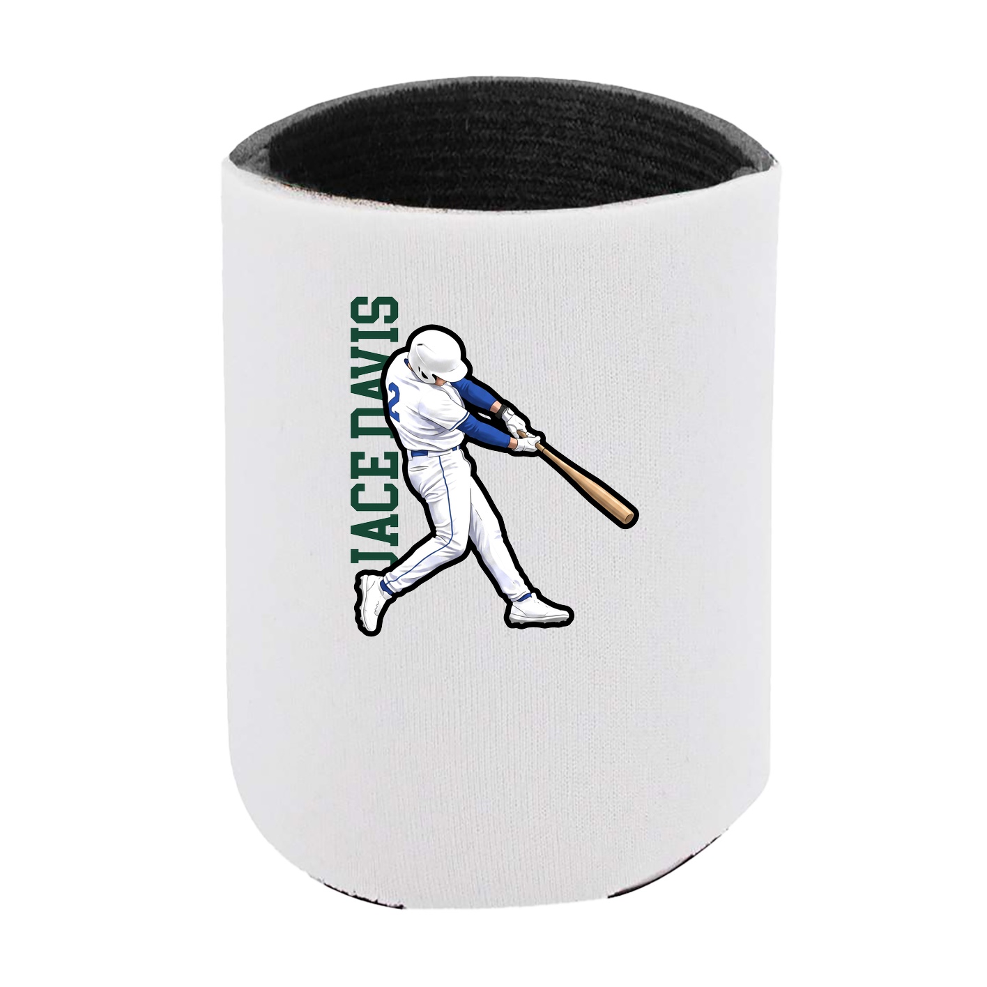 Can Holder — Name Vertical in White