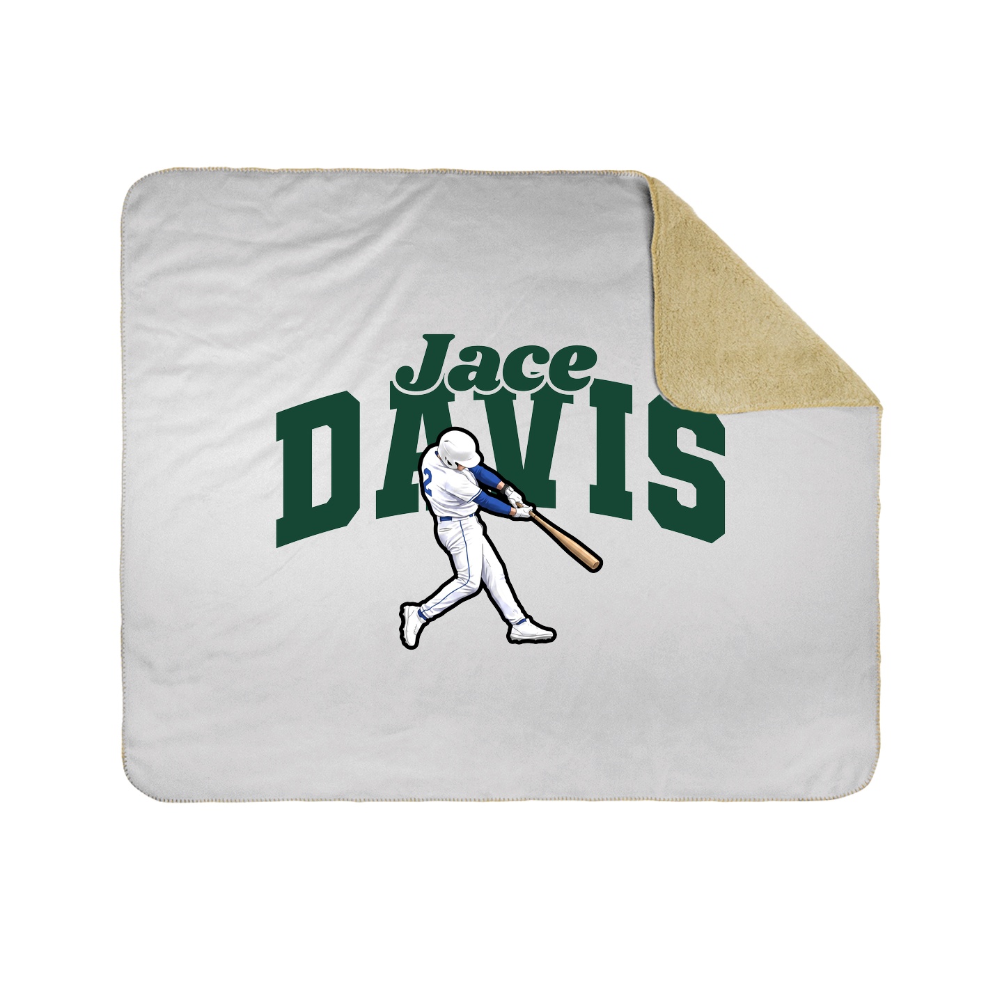 Throw Blanket — Signature Arch in White