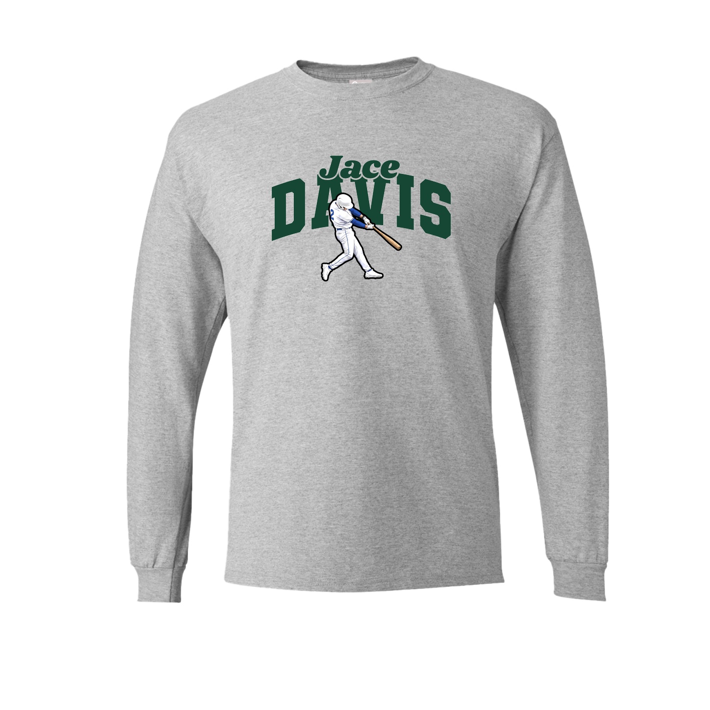 Long Sleeve Tee — Signature Arch in Grey