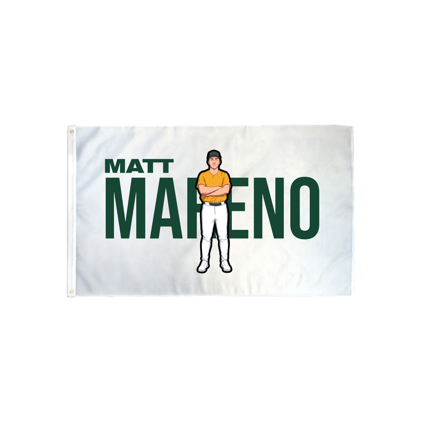 3x5 Flag — Player Name in Classic