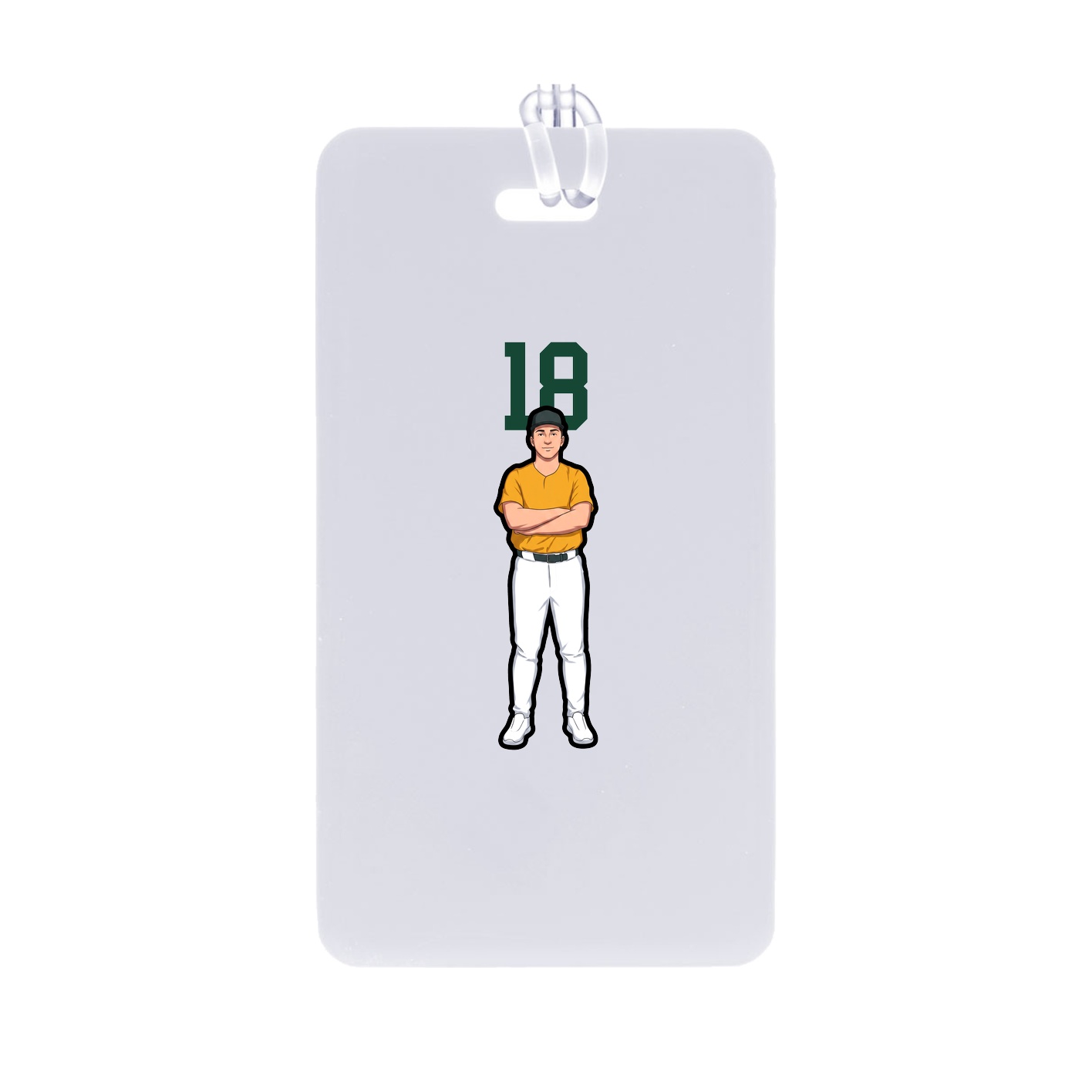 Bag Tag — Number Top in Classic