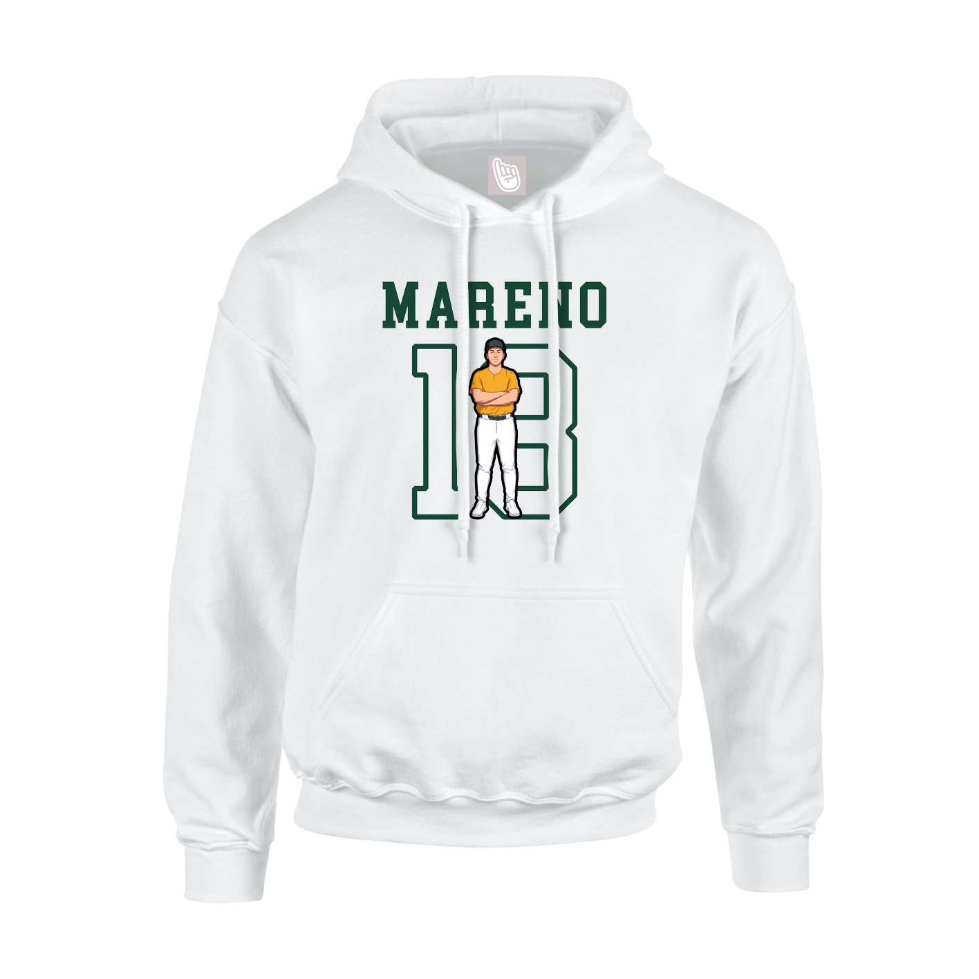 Youth Hoodie — Shirsey in White