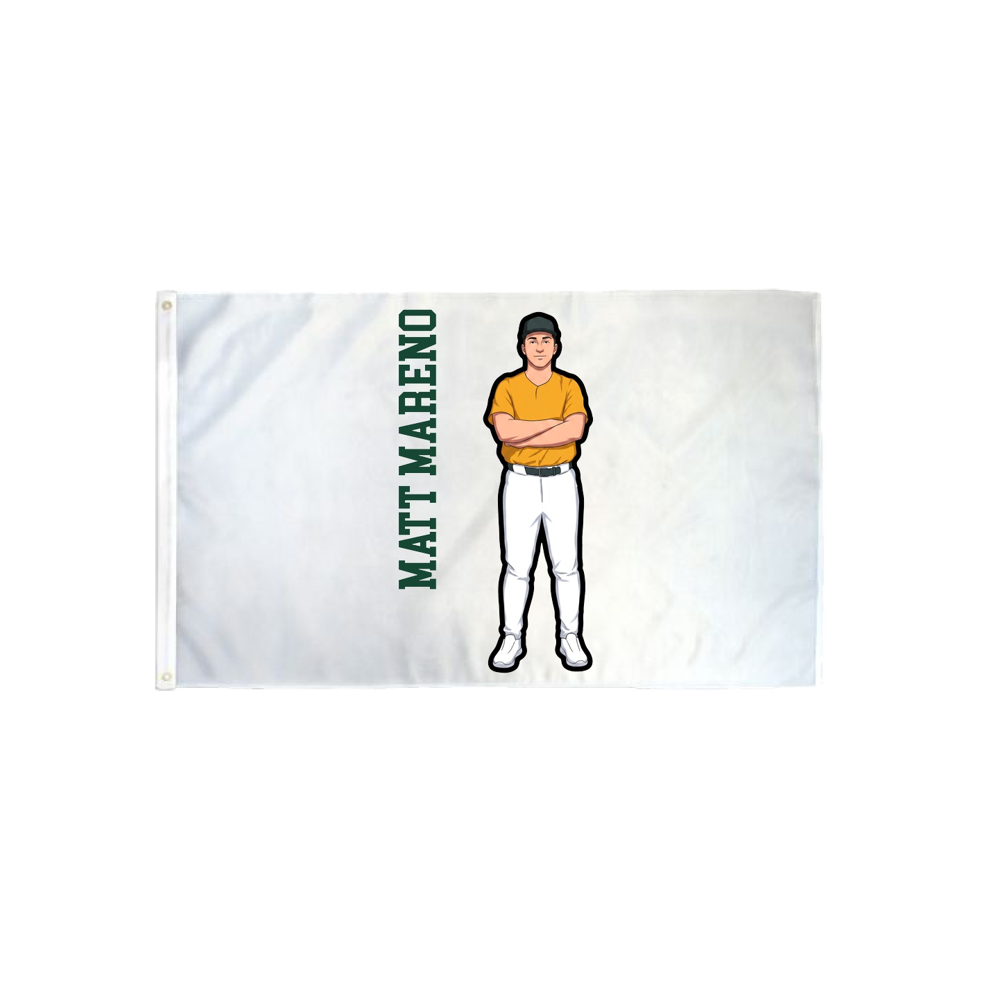 3x5 Flag — Name Vertical in Classic