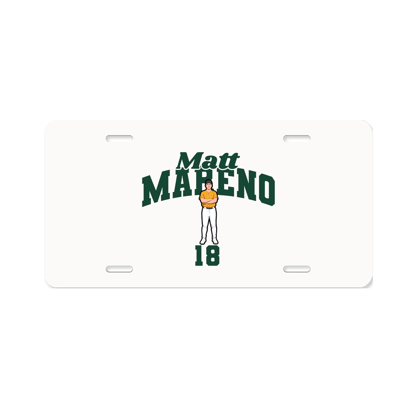 License Plate — Signature Arch in Classic