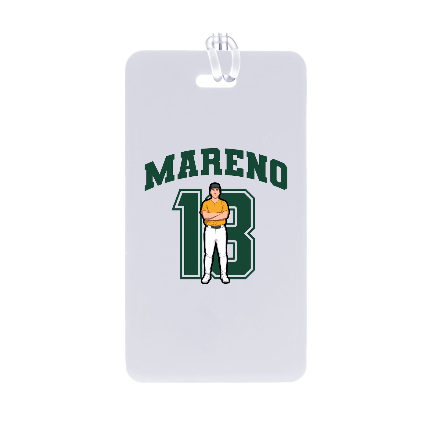 Bag Tag — Number in Classic