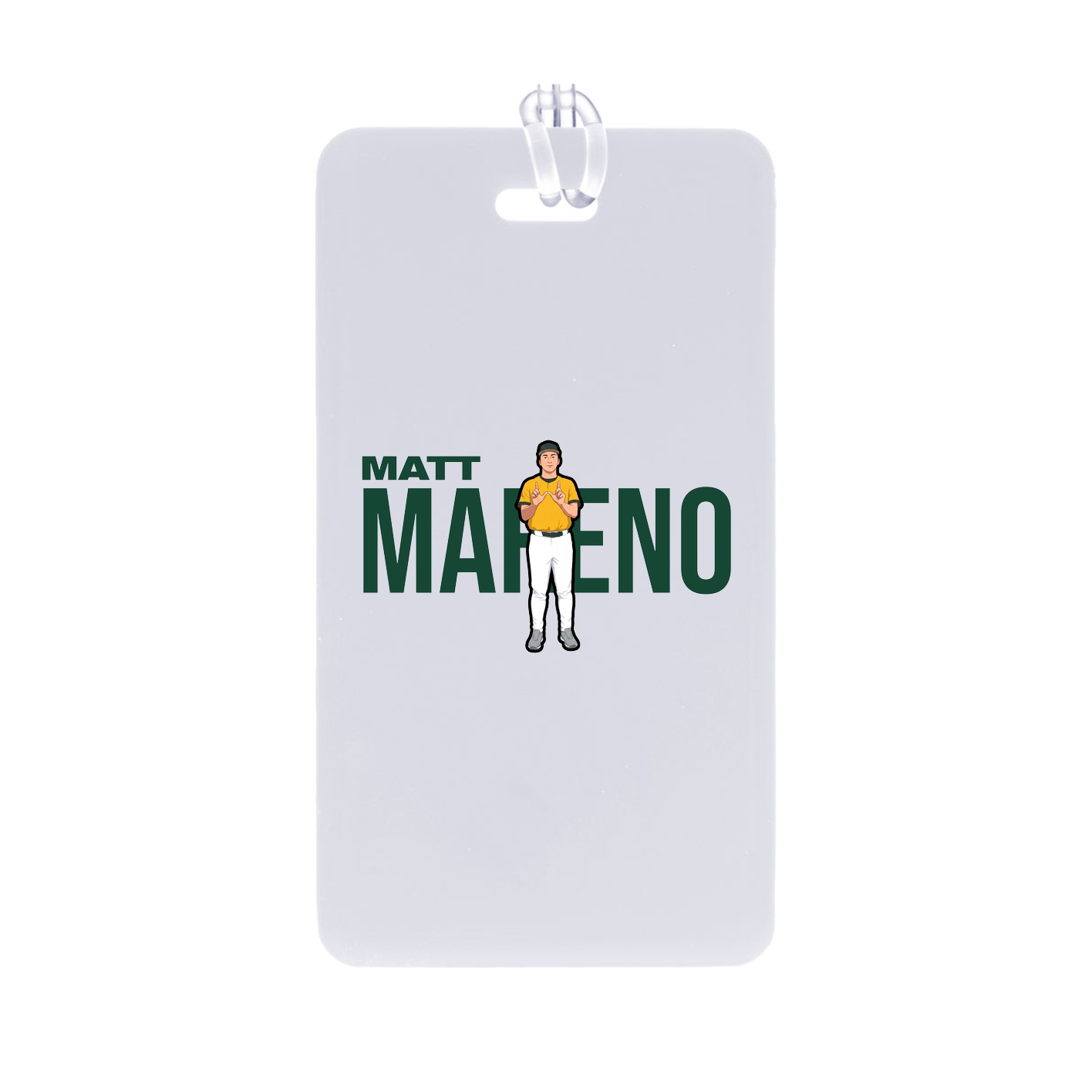Bag Tag — Player Name in Classic