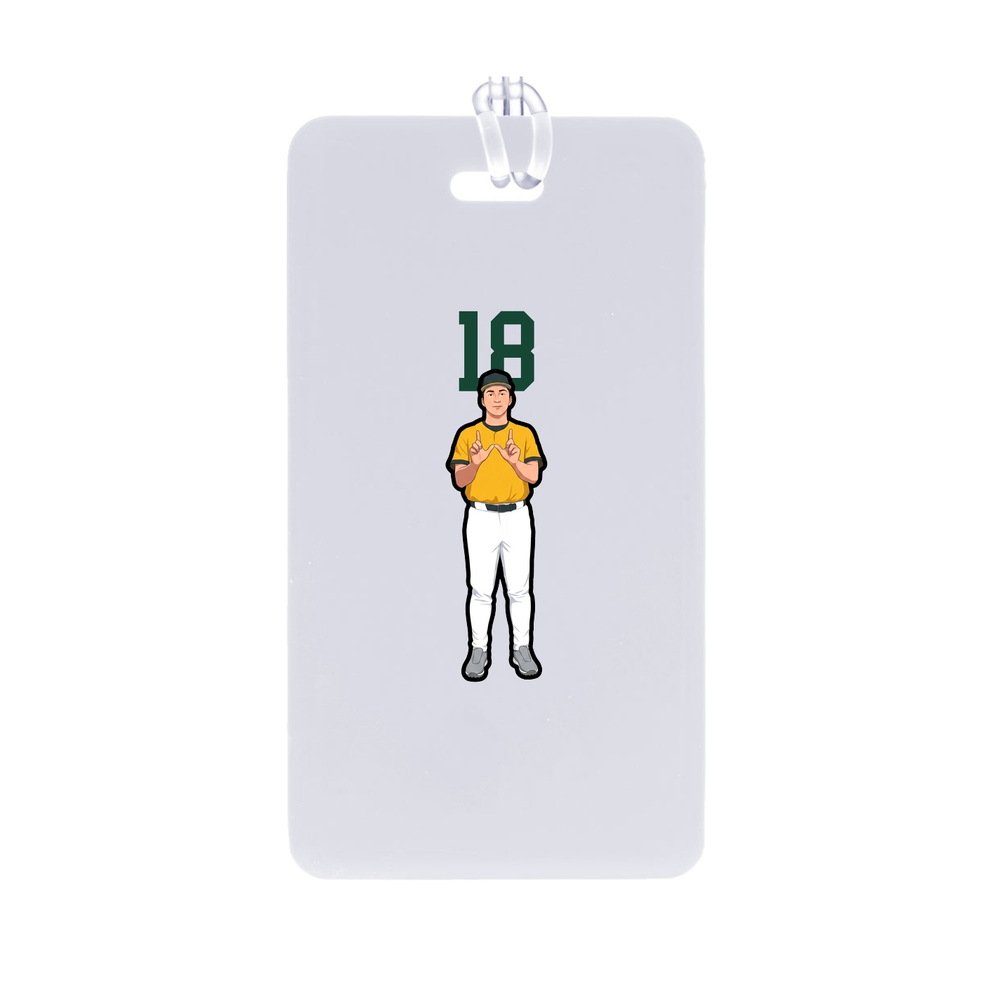 Bag Tag — Number Top in Classic