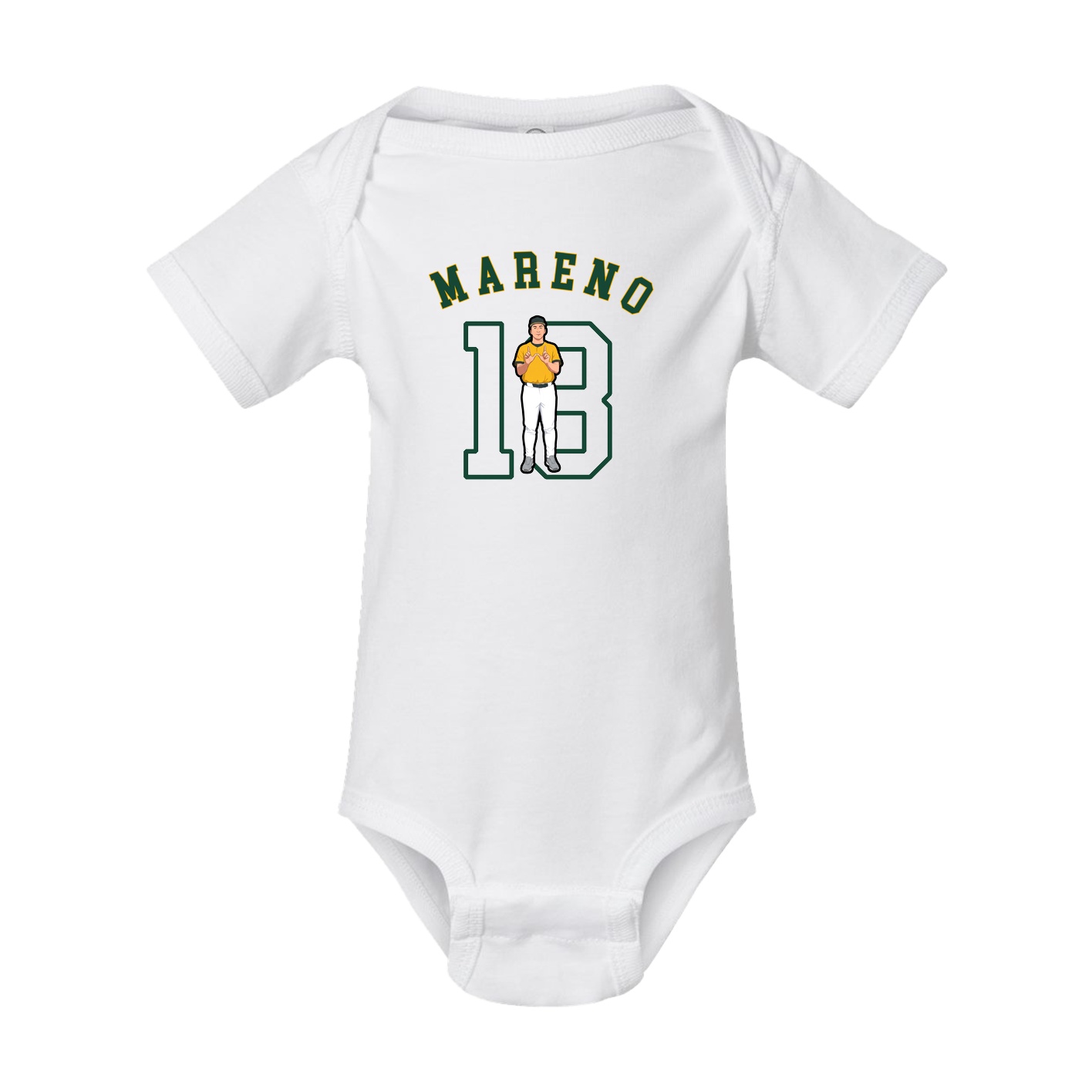 Baby Onesie — Shirsey Arch in White