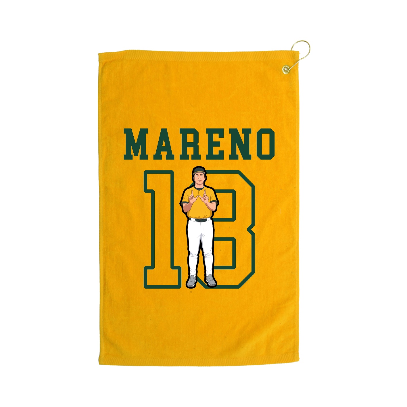 Golf Towel — Shirsey in Gold
