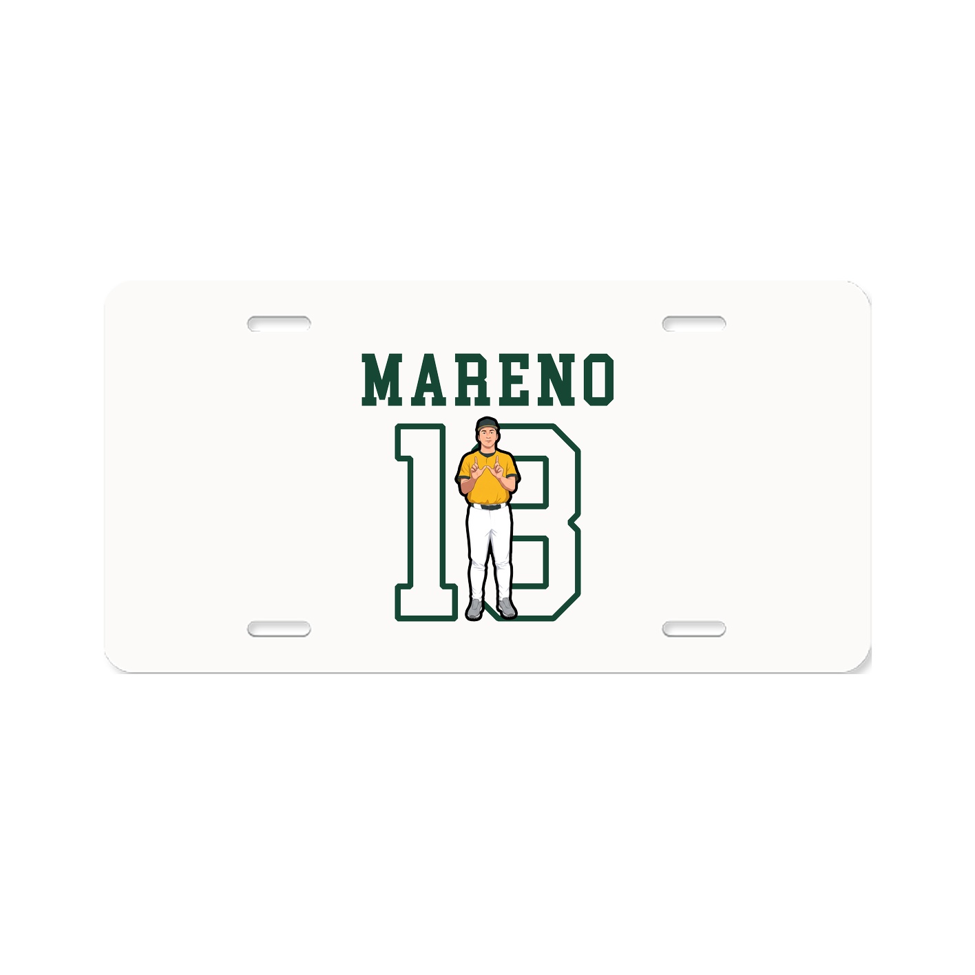 License Plate — Shirsey in Classic