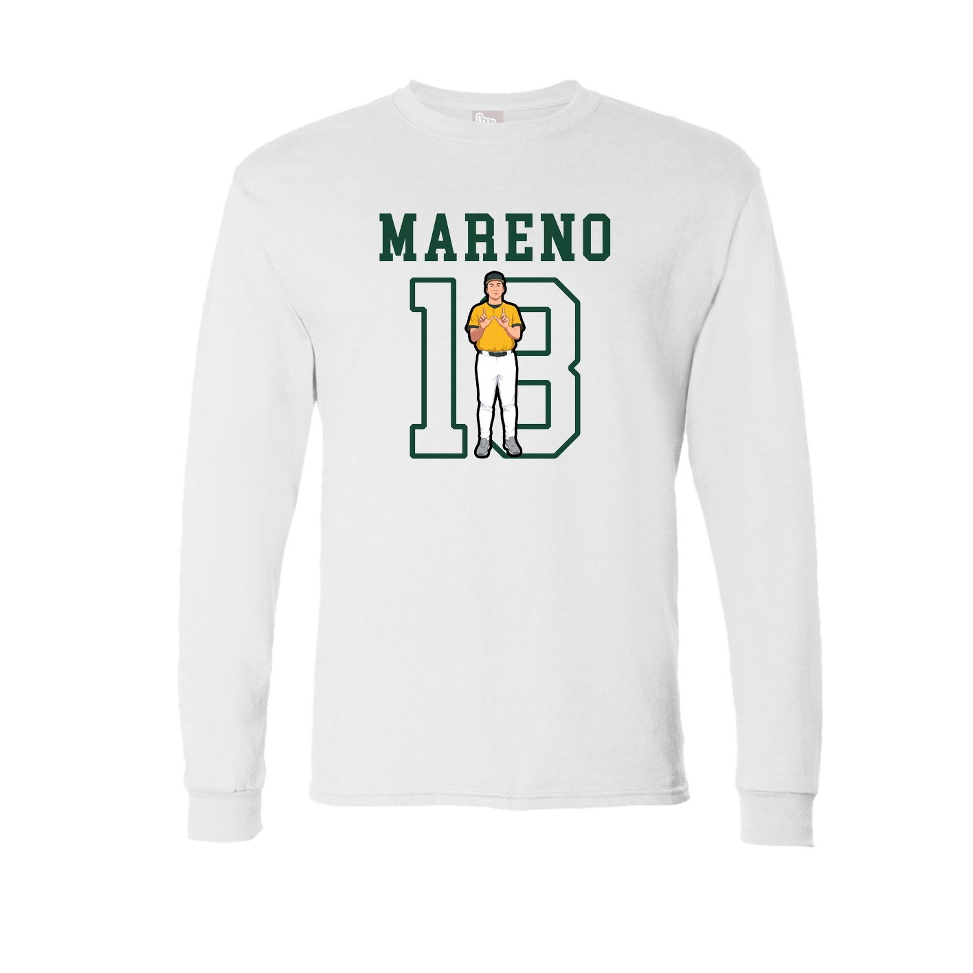 Long Sleeve Tee — Shirsey in White