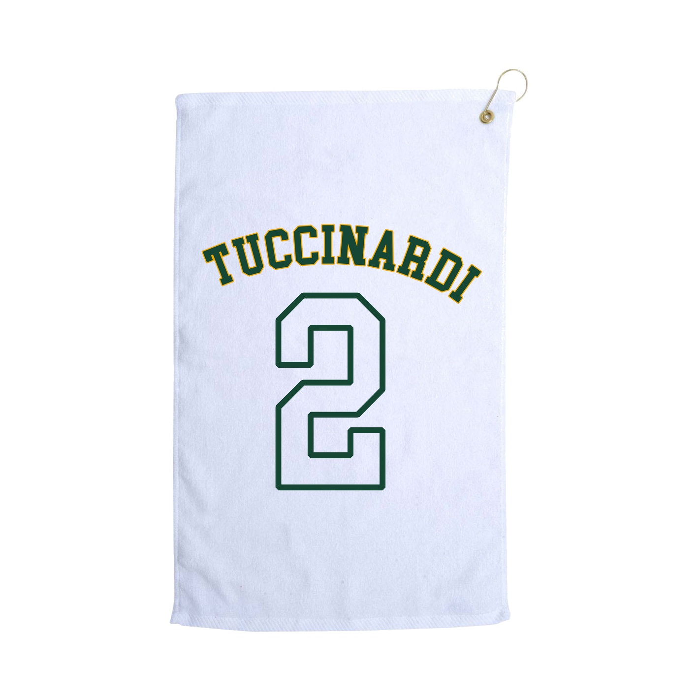 Golf Towel — Shirsey Arch in White