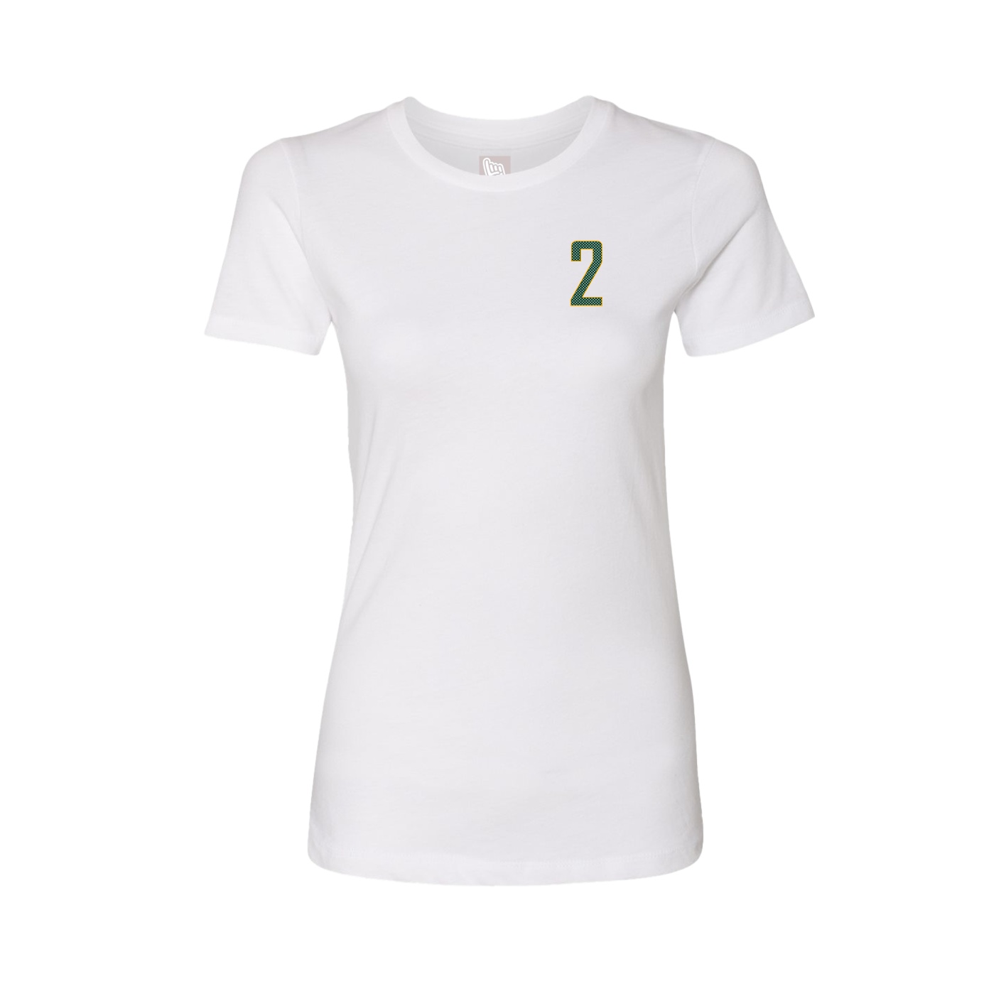 Fitted Women's Tee — Front Shirsy in White