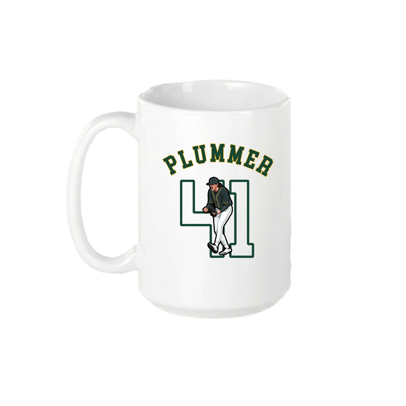 15oz Coffee Mug — Shirsey Arch in White