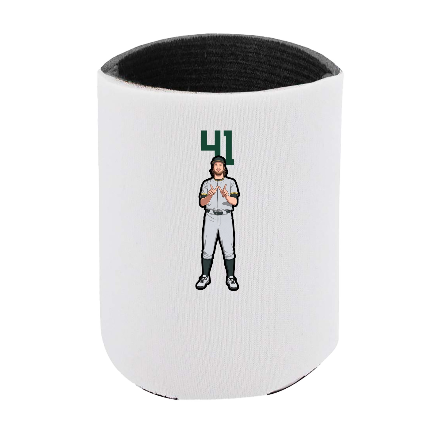 Can Holder — Number Top in White