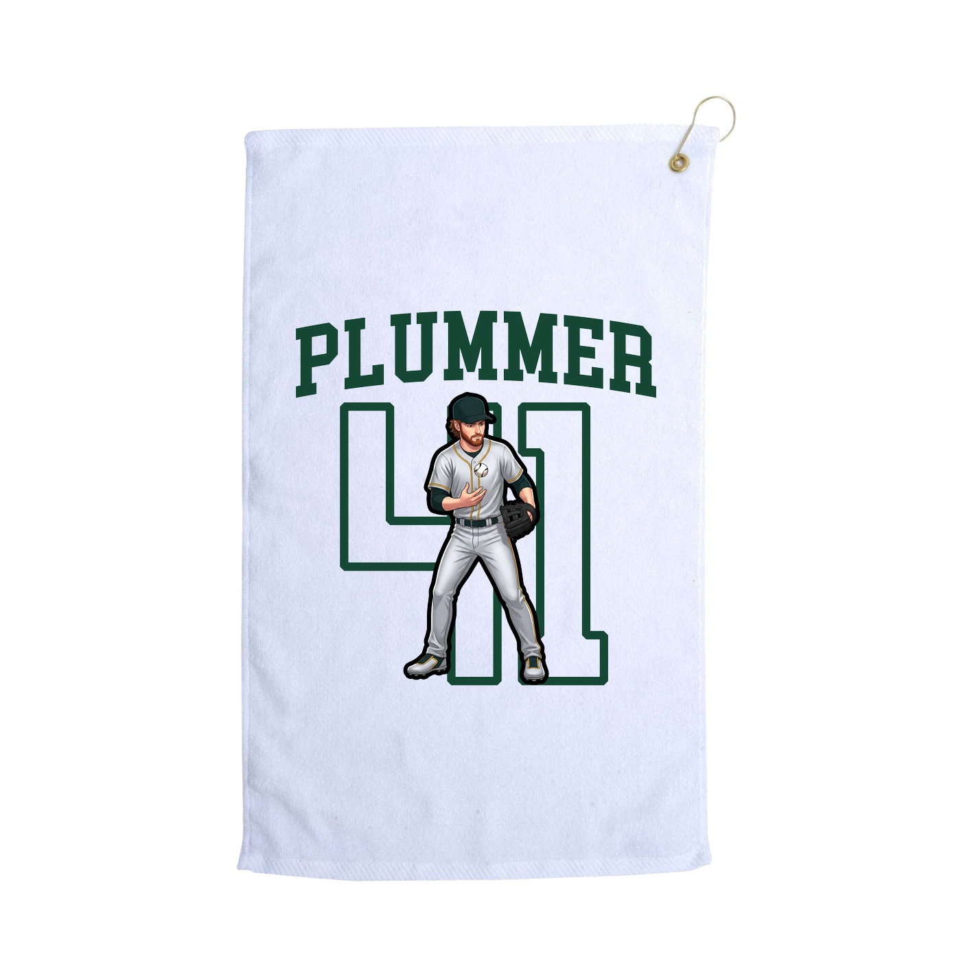 Golf Towel — Shirsey in White