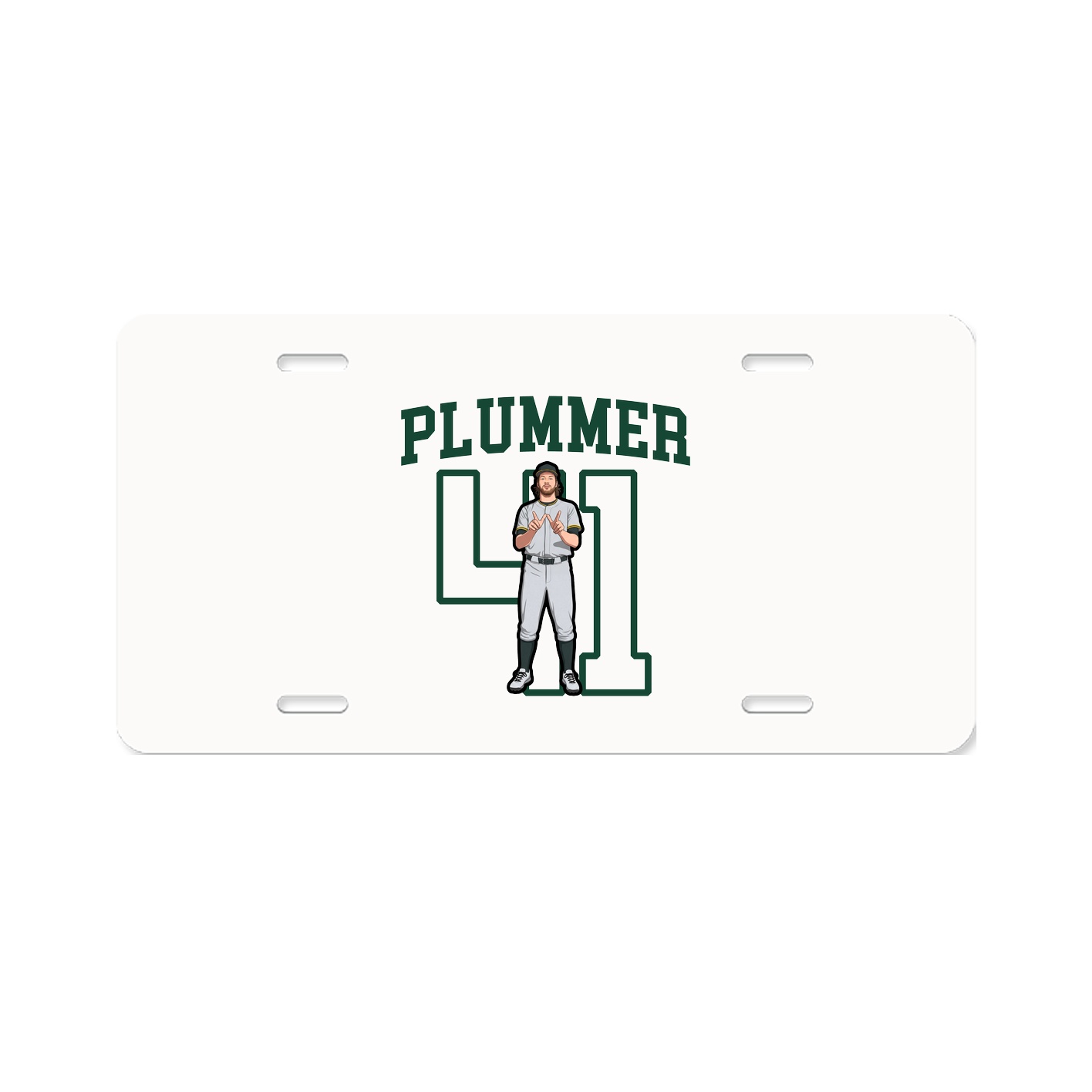 License Plate — Shirsey in Classic