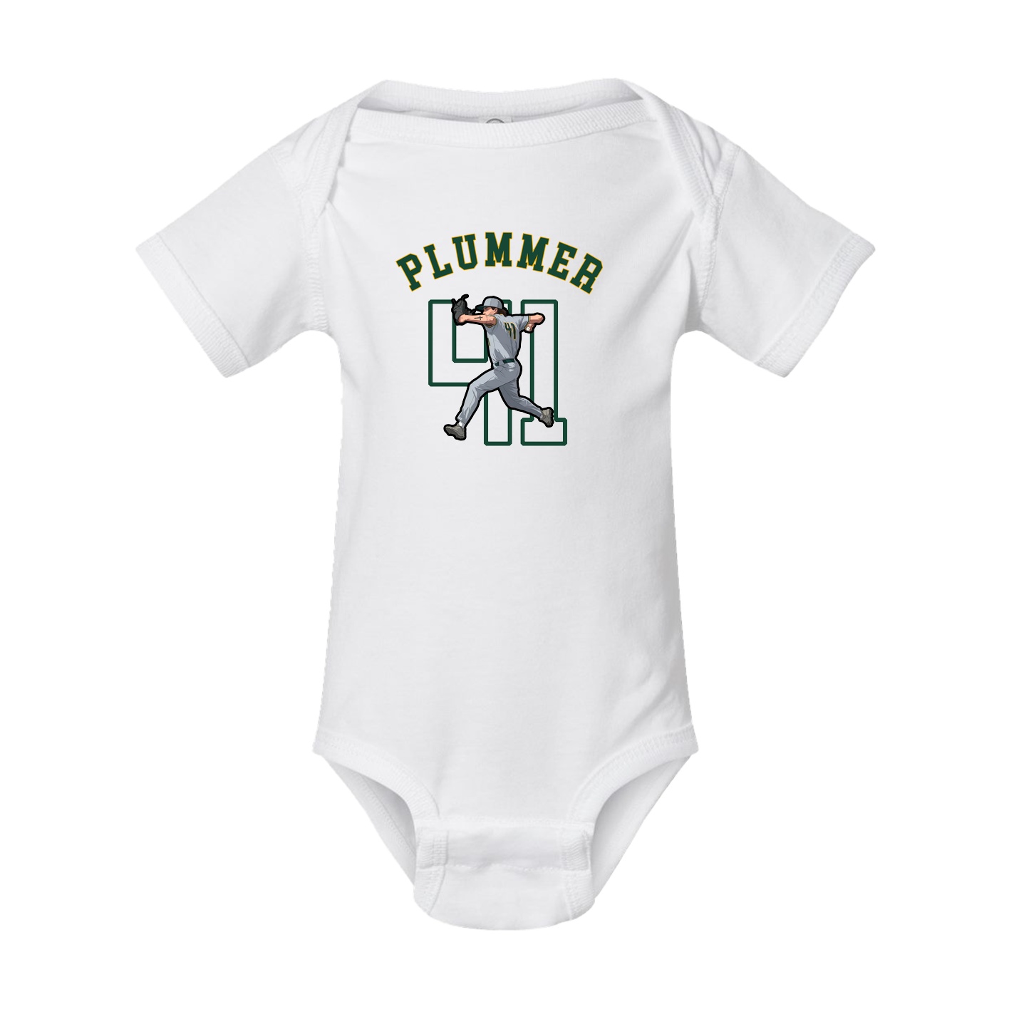 Baby Onesie — Shirsey Arch in White