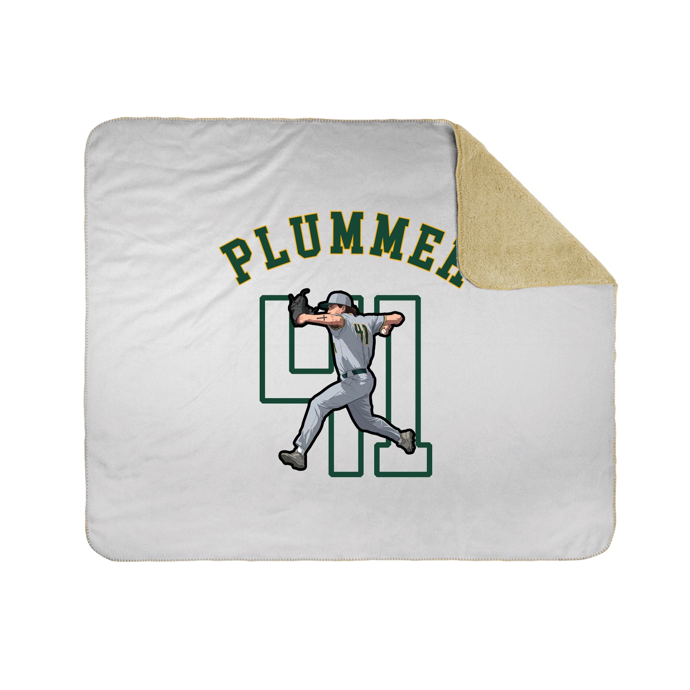 Throw Blanket — Shirsey Arch in White
