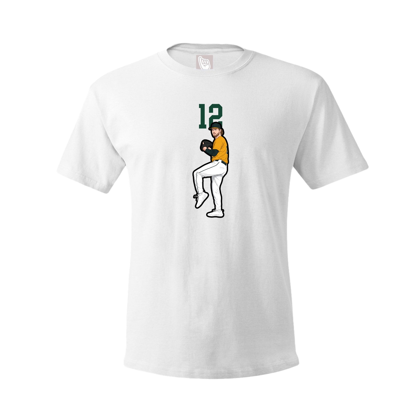 Tee — Number Top in White