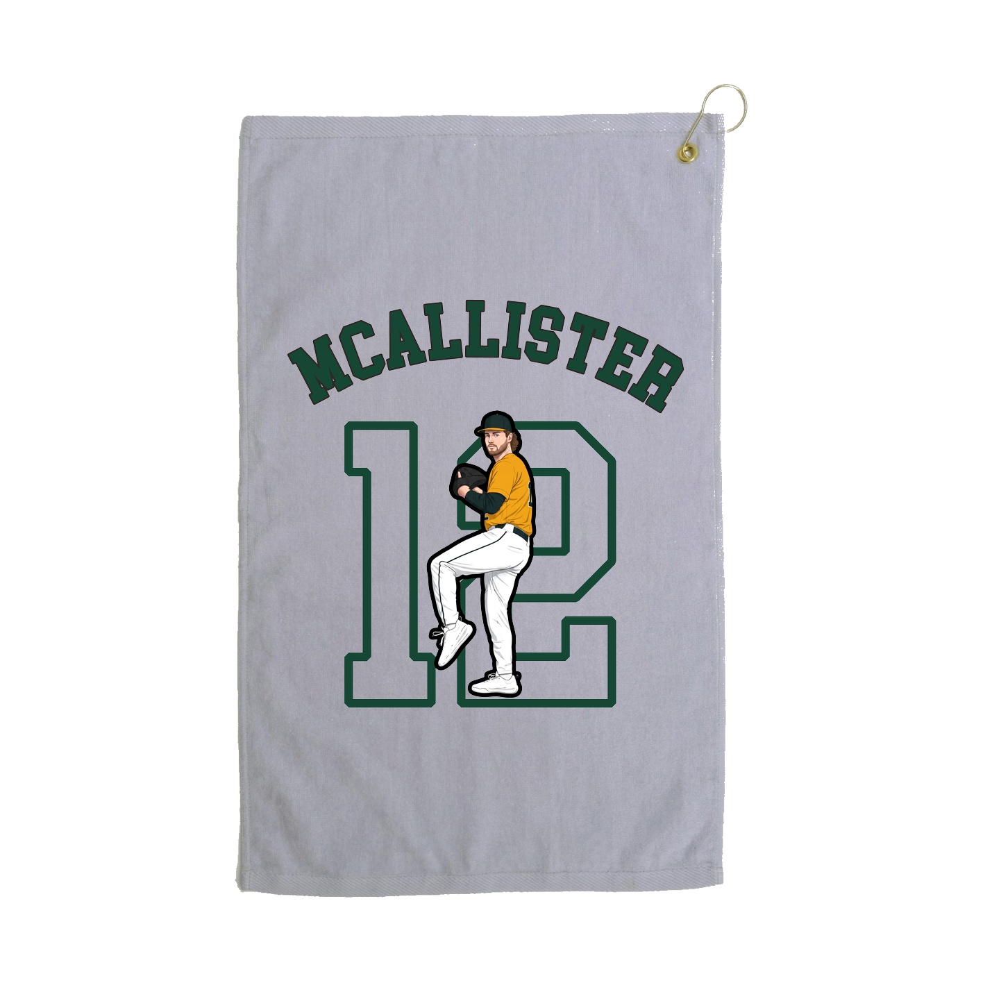 Golf Towel — Shirsey Arch in Grey