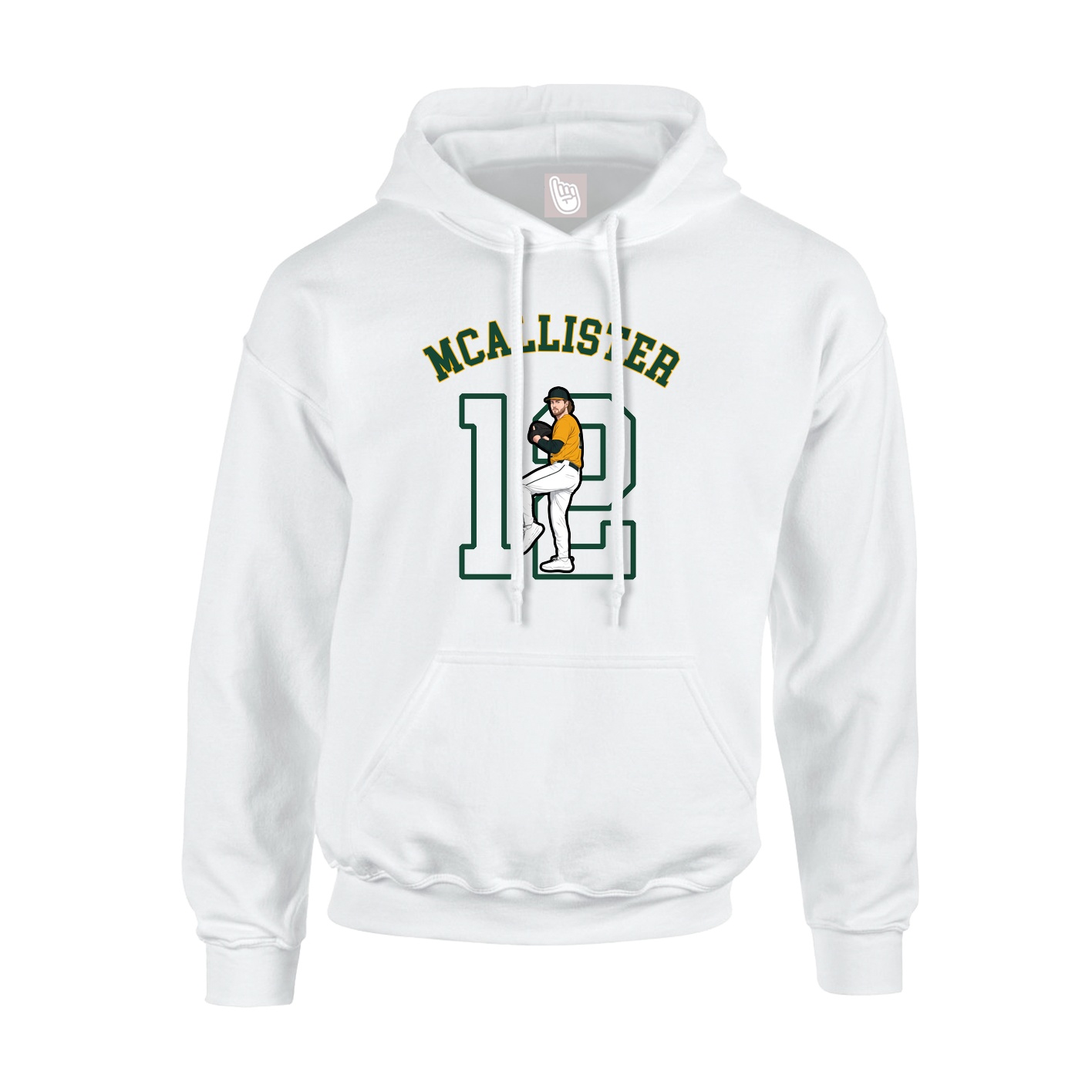 Hoodie — Shirsey Arch in White