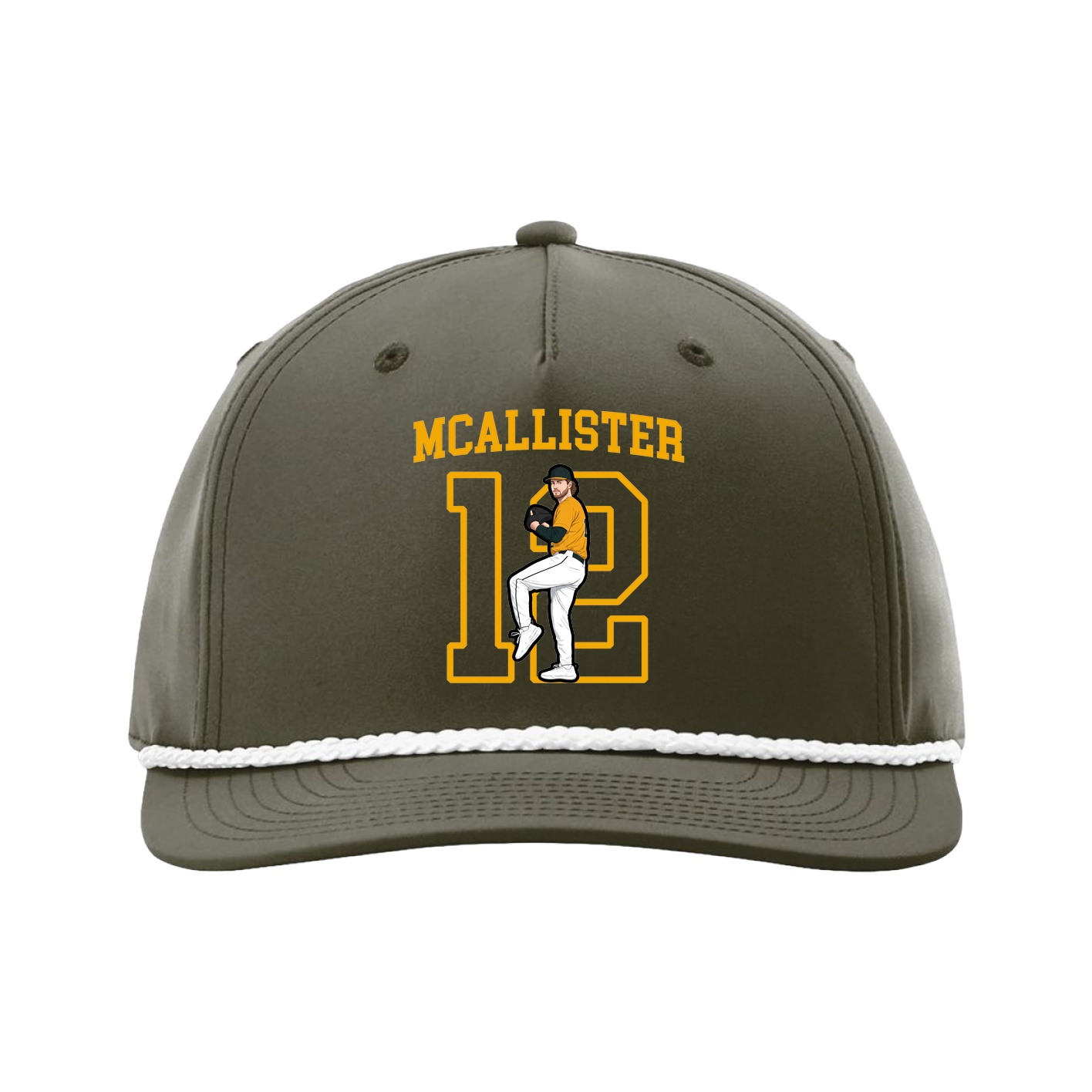 Five-Panel Classic Rope Cap — Shirsey in Green