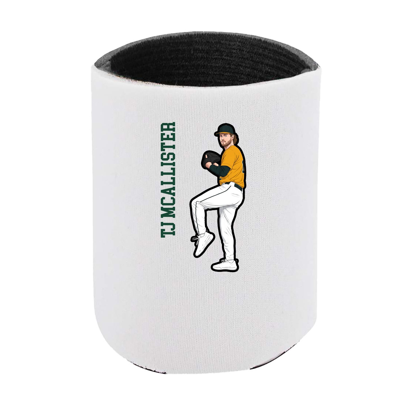 Can Holder — Name Vertical in White