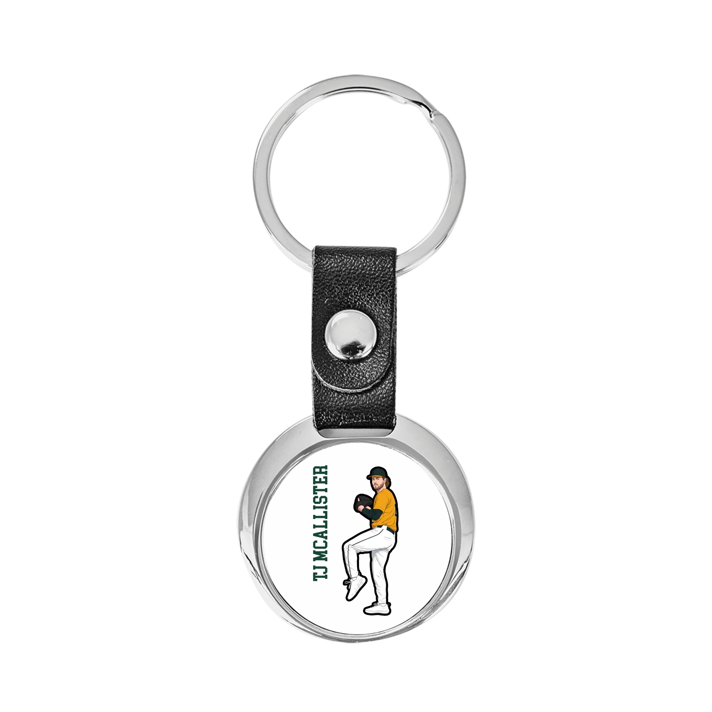 Key Chain — Name Vertical in Classic