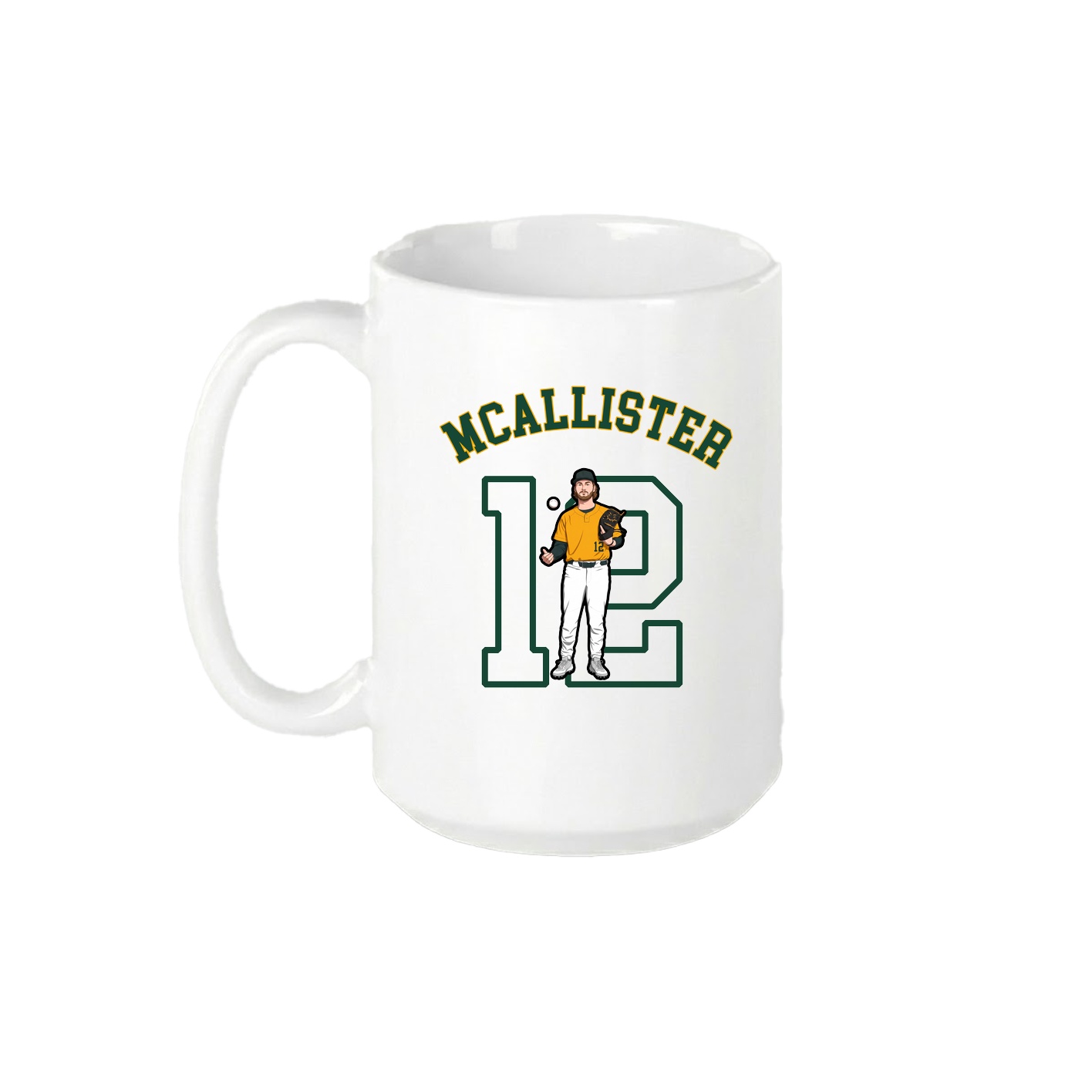 15oz Coffee Mug — Shirsey Arch in White