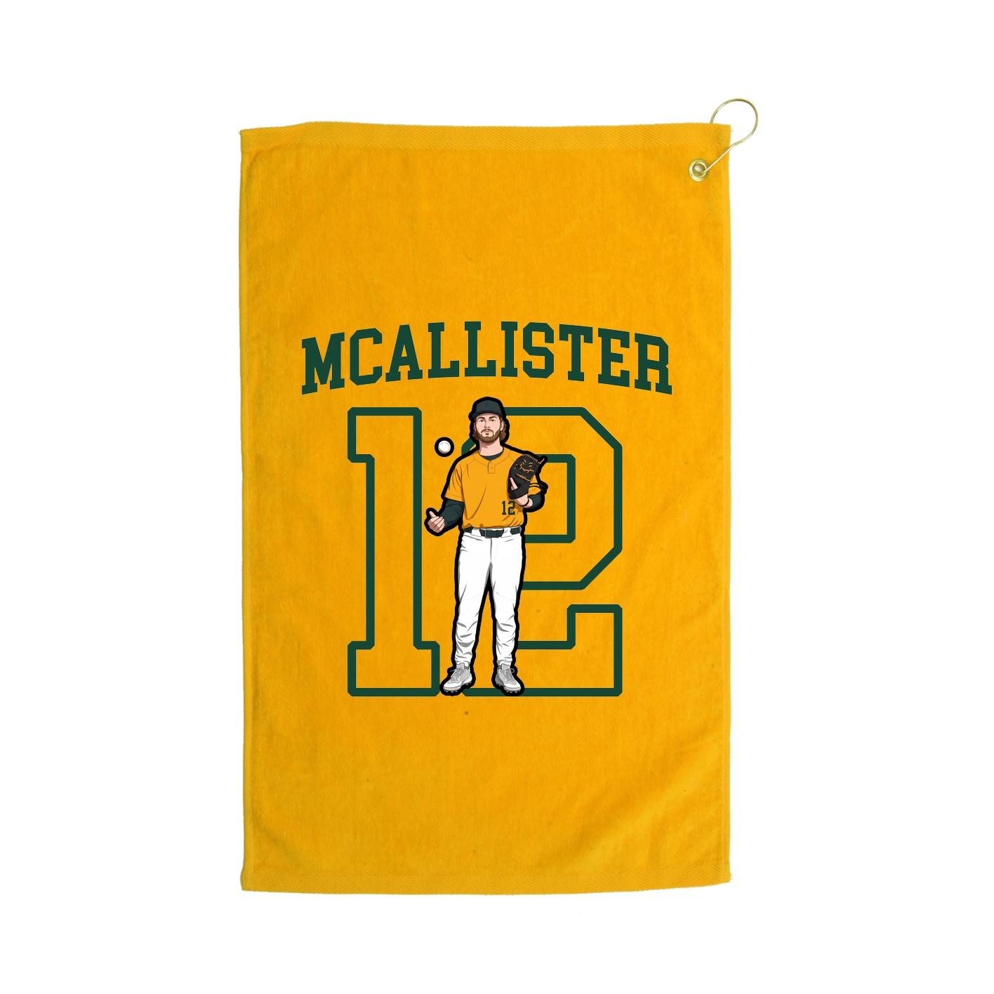 Golf Towel — Shirsey in Gold