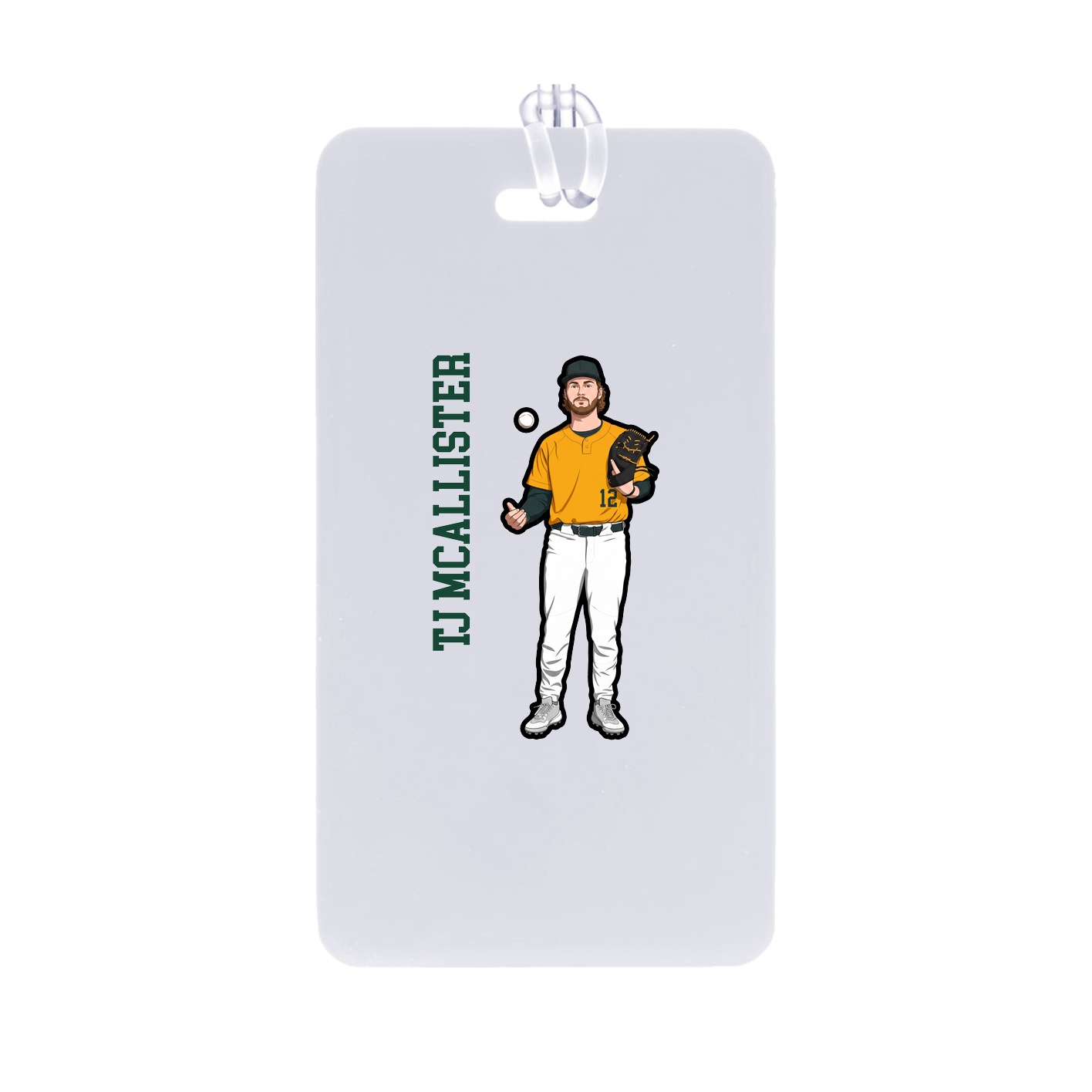 Bag Tag — Name Vertical in Classic
