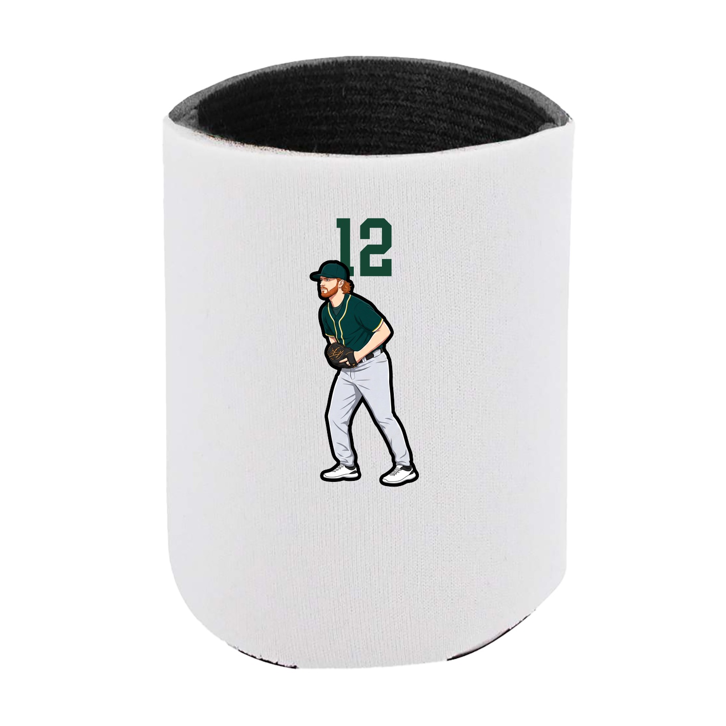 Can Holder — Number Top in White