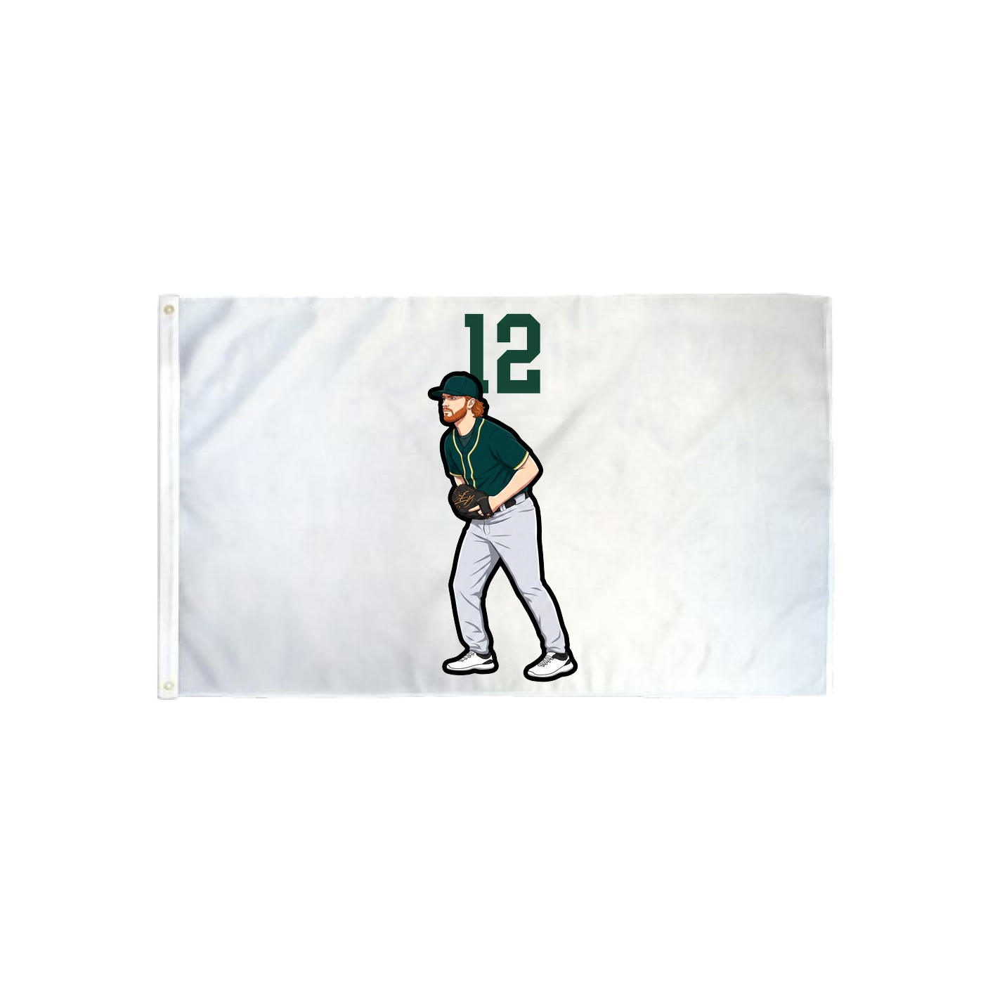 3x5 Flag — Number Top in Classic
