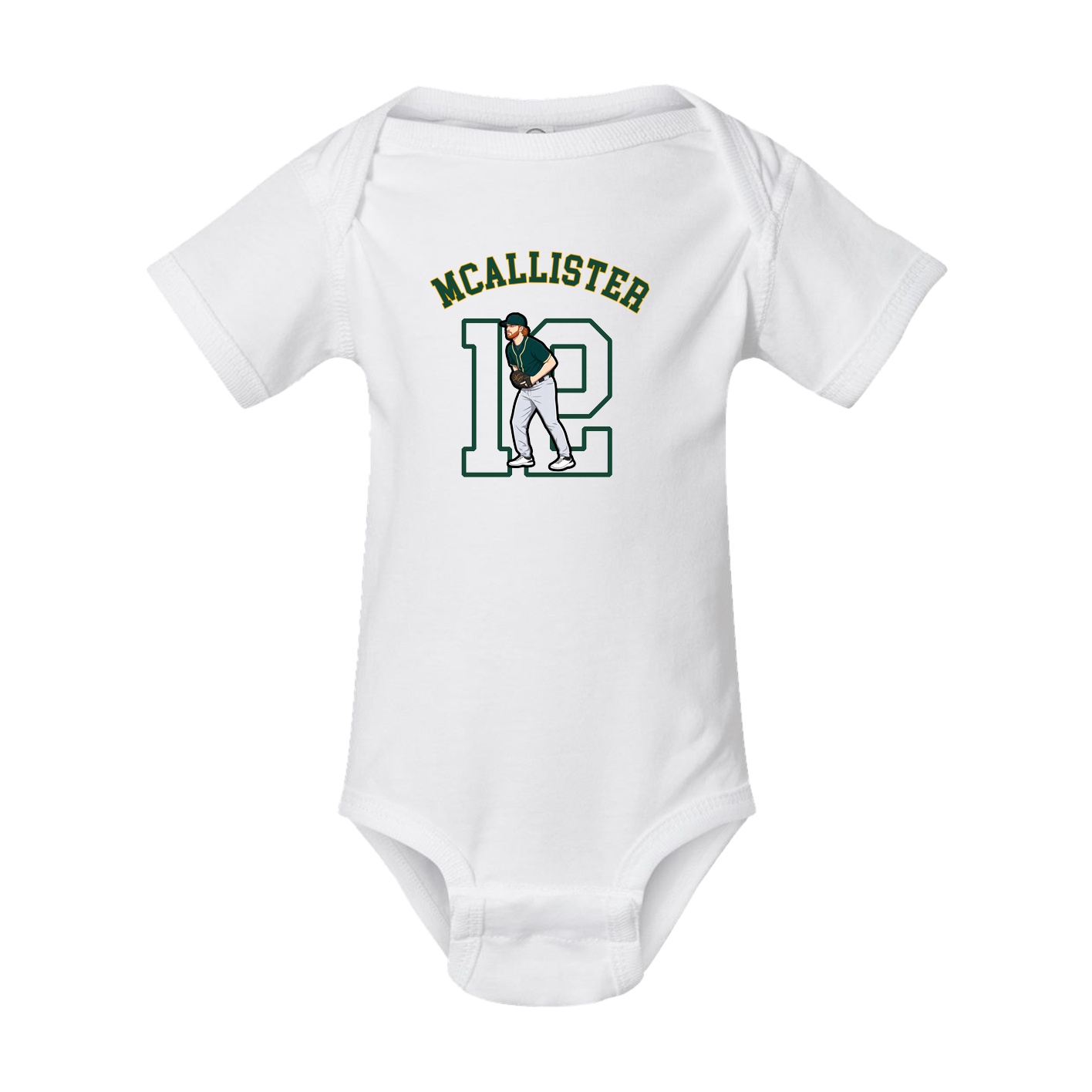Baby Onesie — Shirsey Arch in White