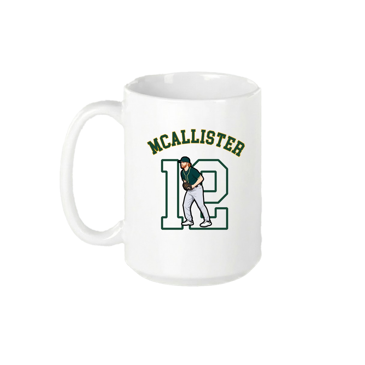 15oz Coffee Mug — Shirsey Arch in White