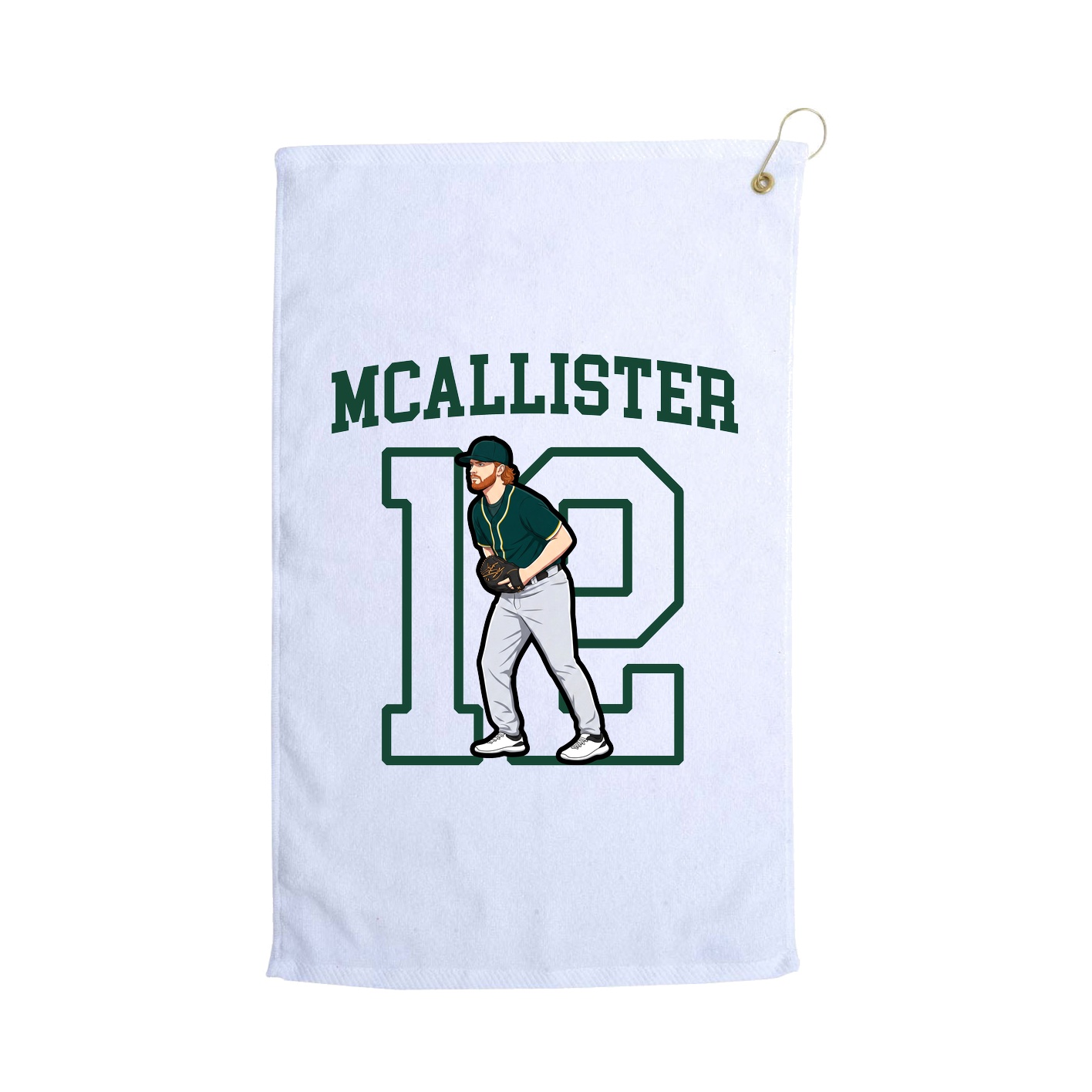 Golf Towel — Shirsey in White