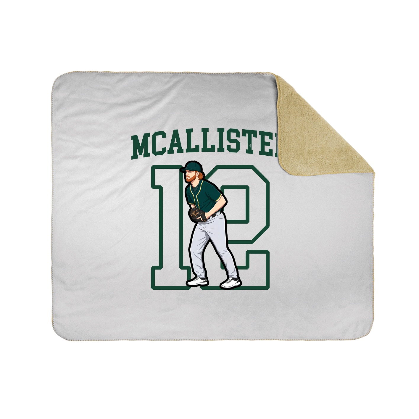 Throw Blanket — Shirsey in White