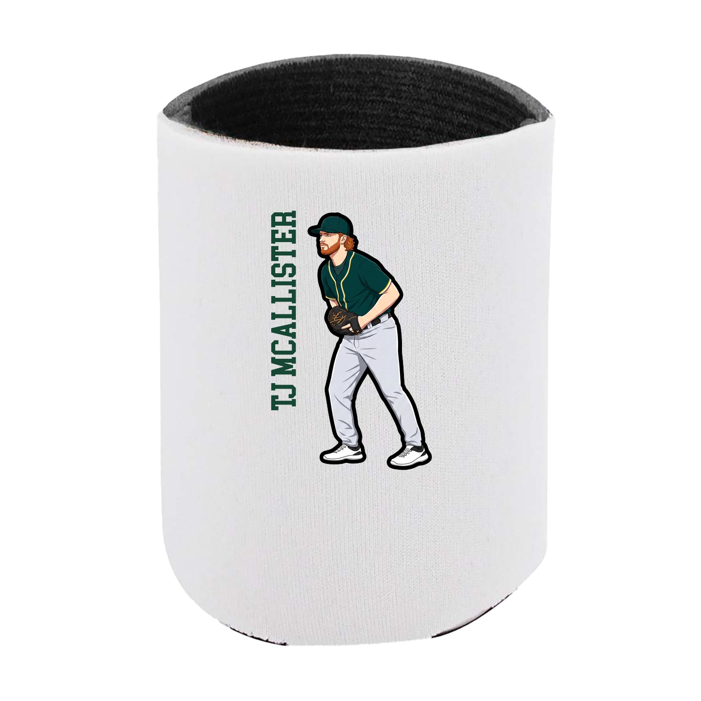 Can Holder — Name Vertical in White