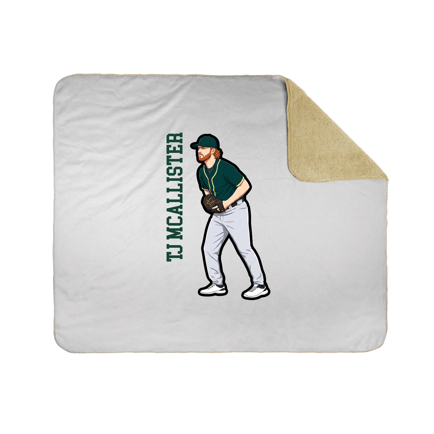 50x60 Sherpa Lined Throw Blanket