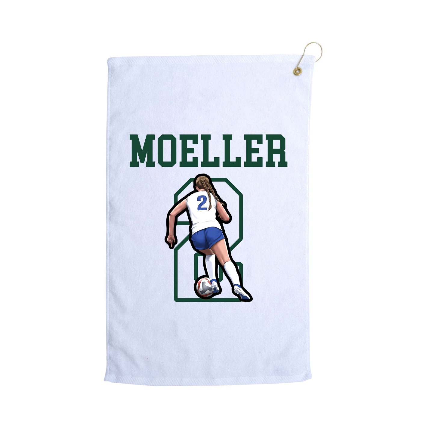 Golf Towel — Shirsey in White