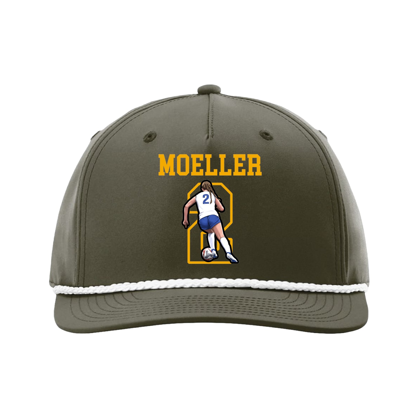 Five-Panel Classic Rope Cap — Shirsey in Green
