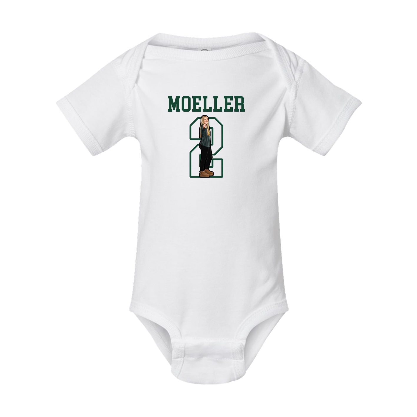 Baby Onesie — Shirsey in White
