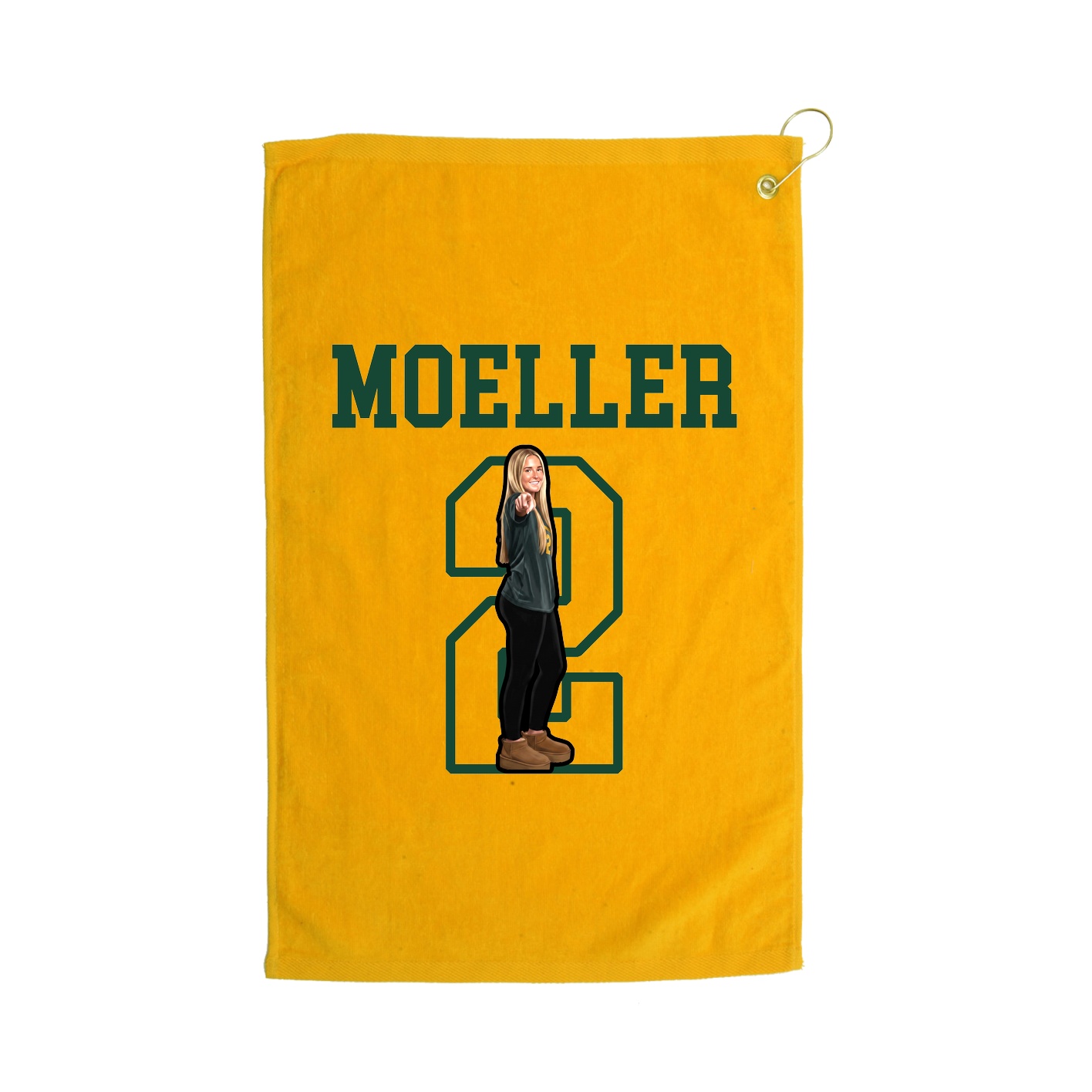 Golf Towel — Shirsey in Gold