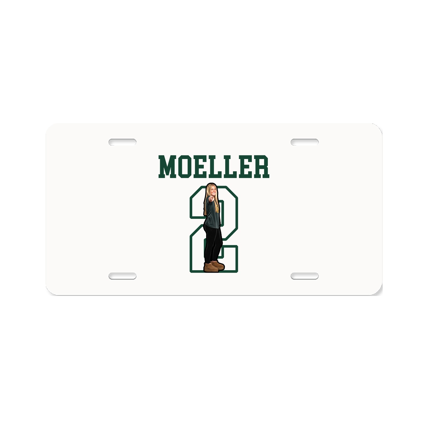 License Plate — Shirsey in Classic
