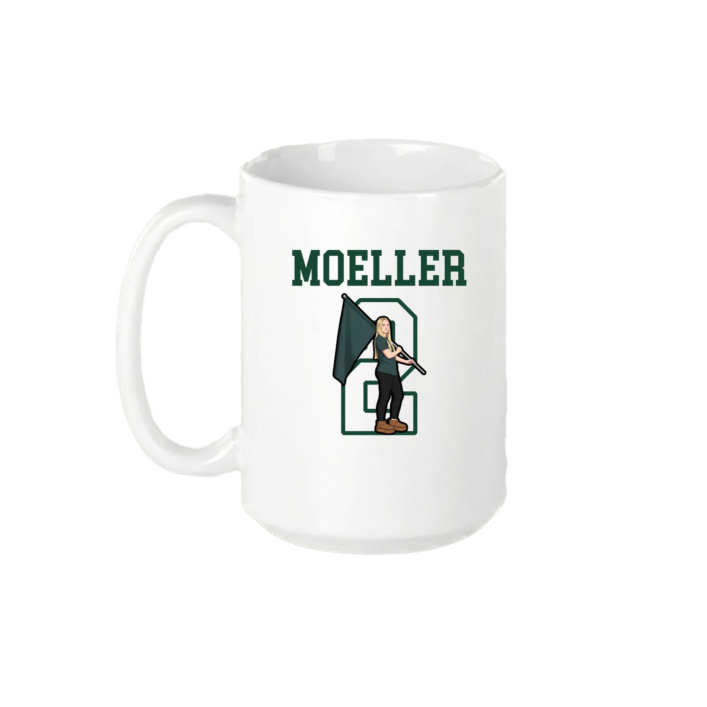 15oz Coffee Mug — Shirsey in White