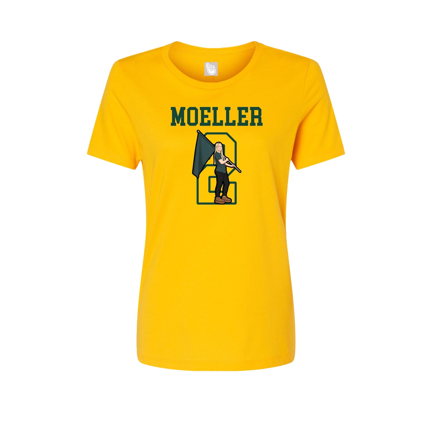 Womens Tee — Shirsey in Gold