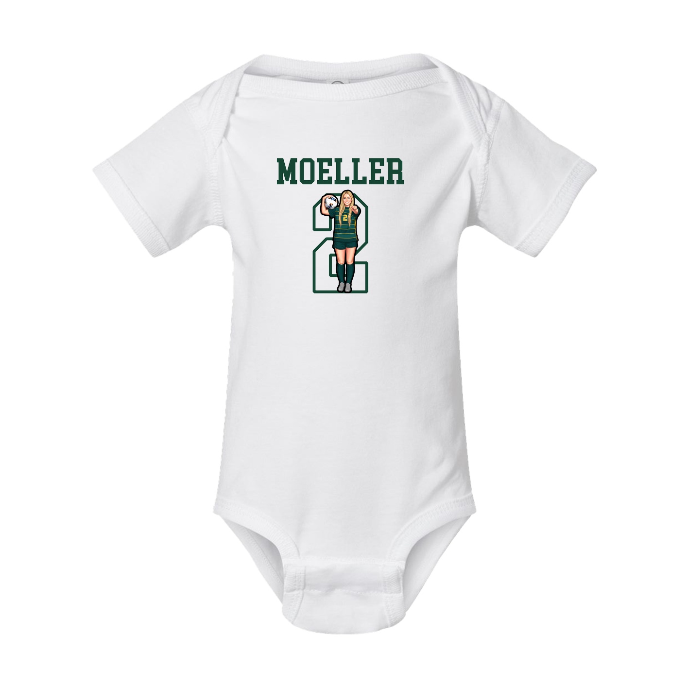 Baby Onesie — Shirsey in White