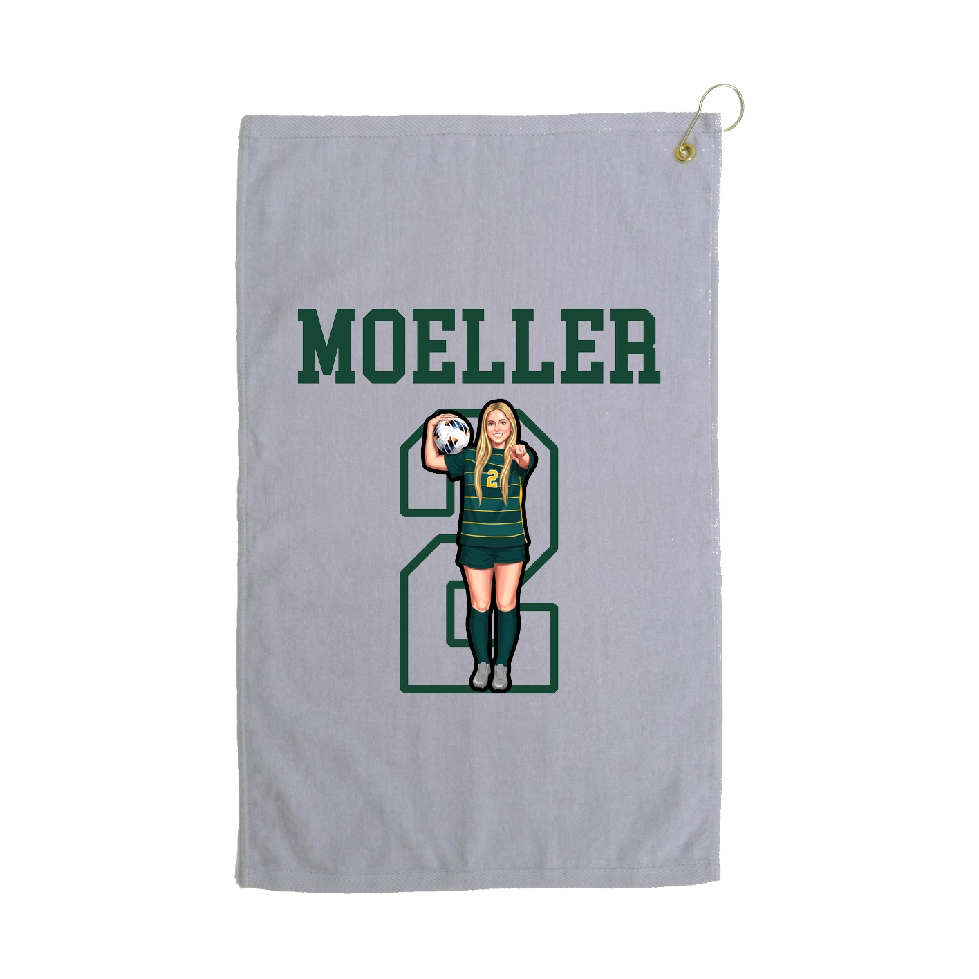 Golf Towel — Shirsey in Grey