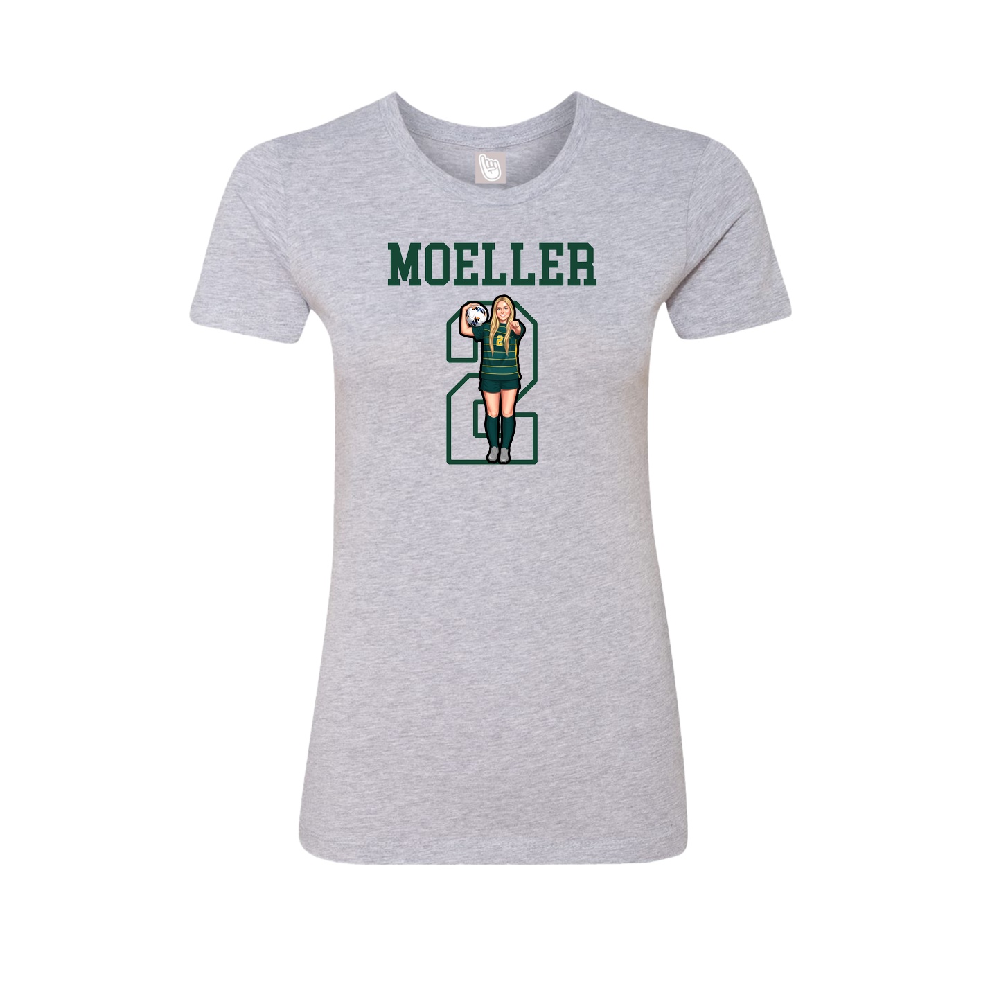 Womens Tee — Shirsey in Grey